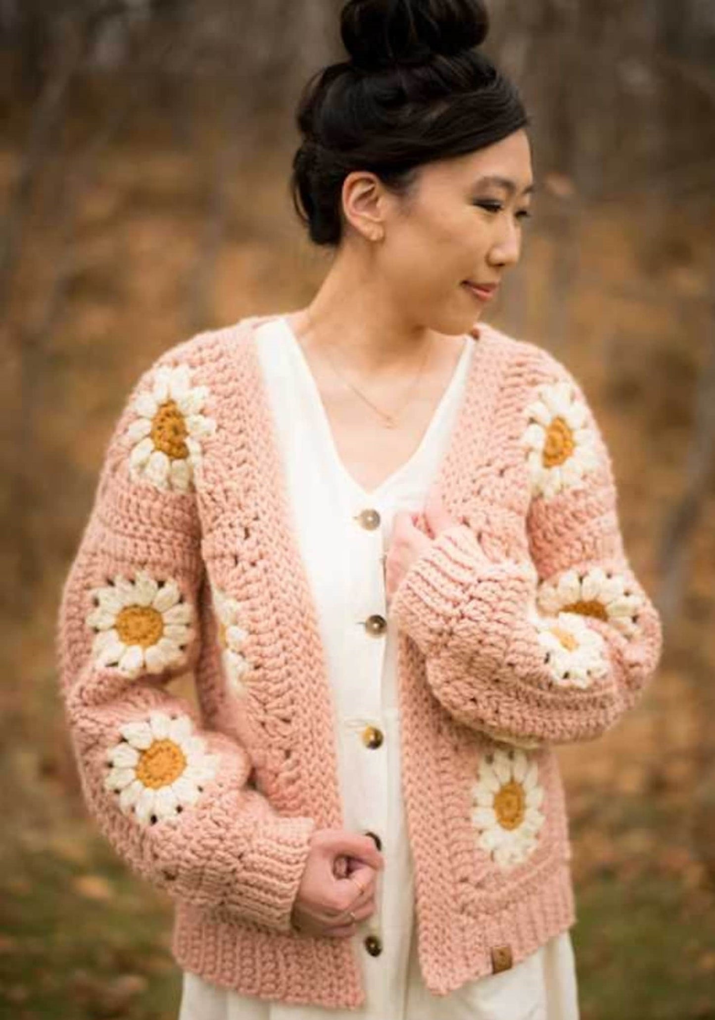 Cozy Daisy Cardigan Crochet Pattern
