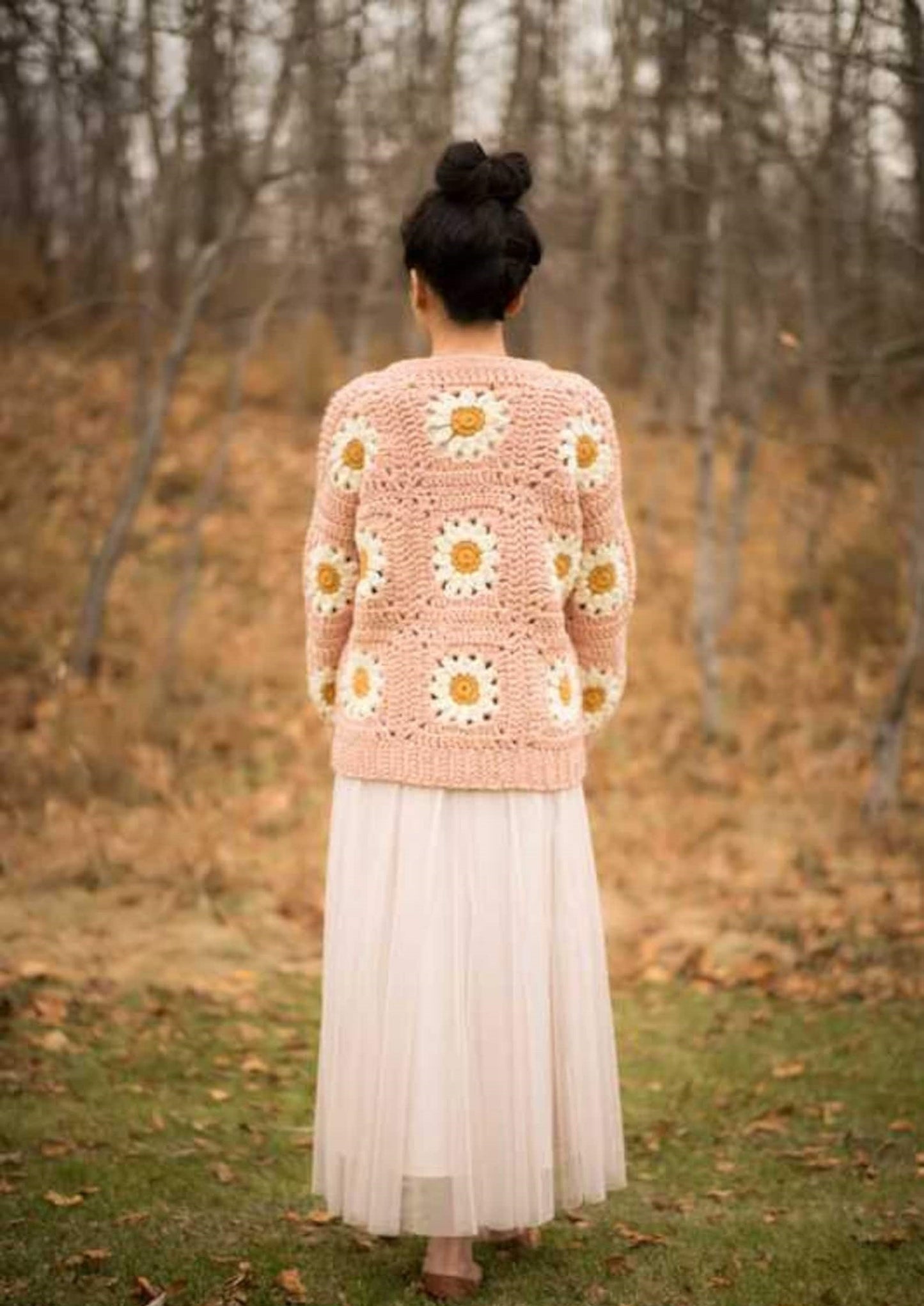 Cozy Daisy Cardigan Crochet Pattern
