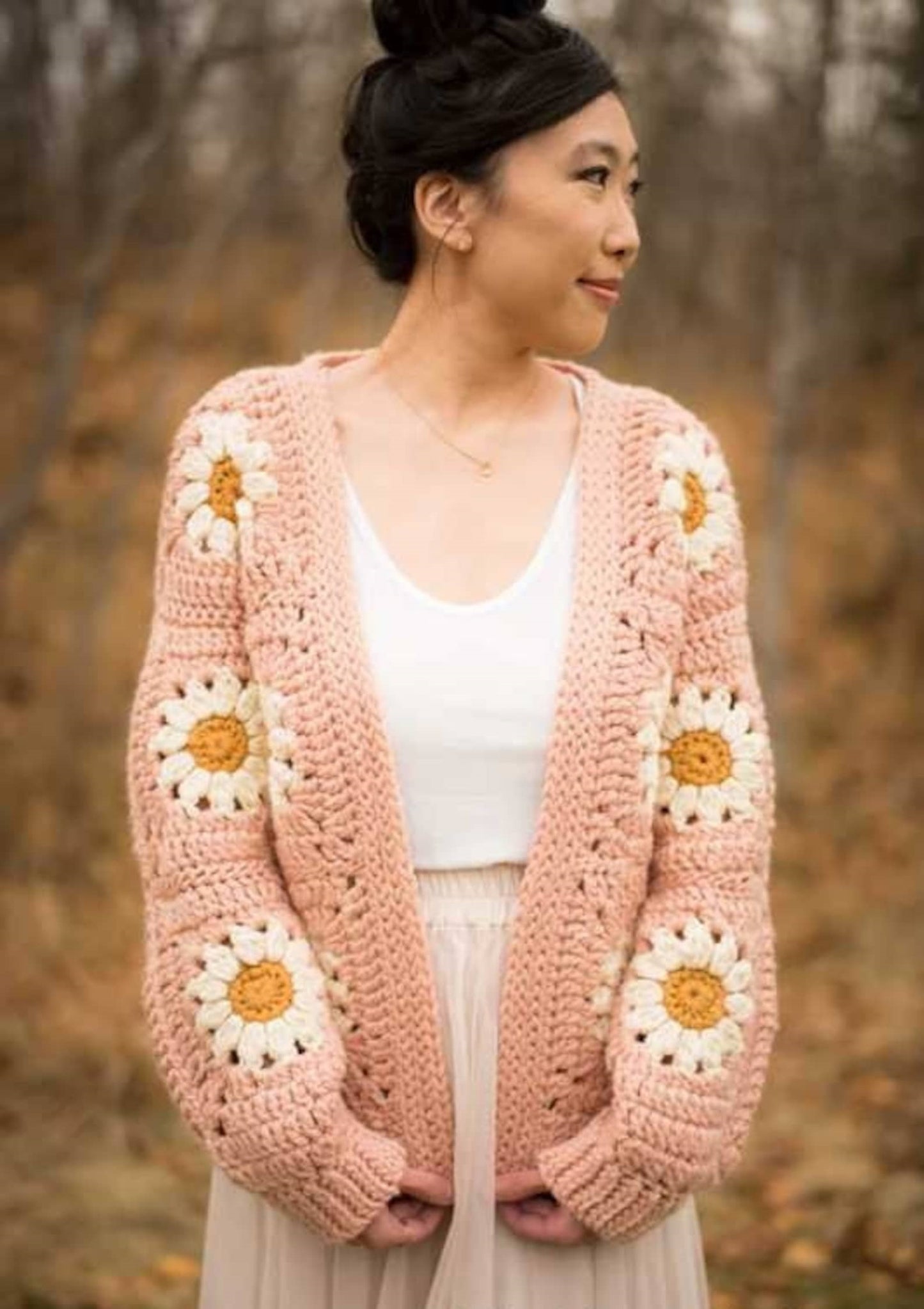 Cozy Daisy Cardigan Crochet Pattern