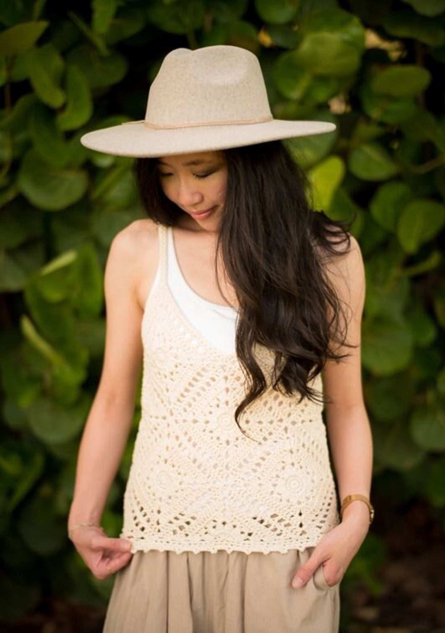 Sunny Daisy Tank Top Crochet Pattern