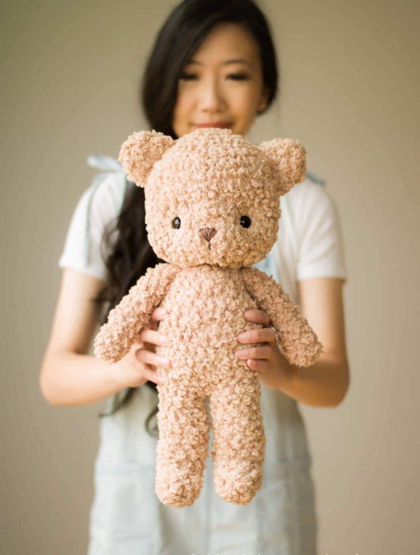 Fleece Teddy and Bunny Crochet Pattern