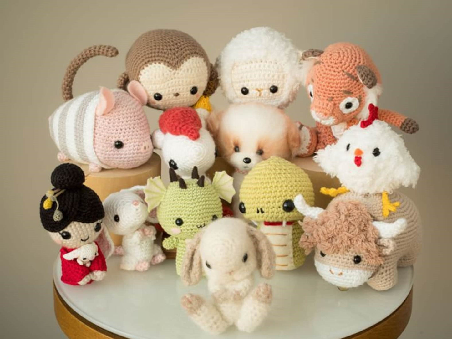Chinese New Year Zodiac Crochet Pattern Bundle