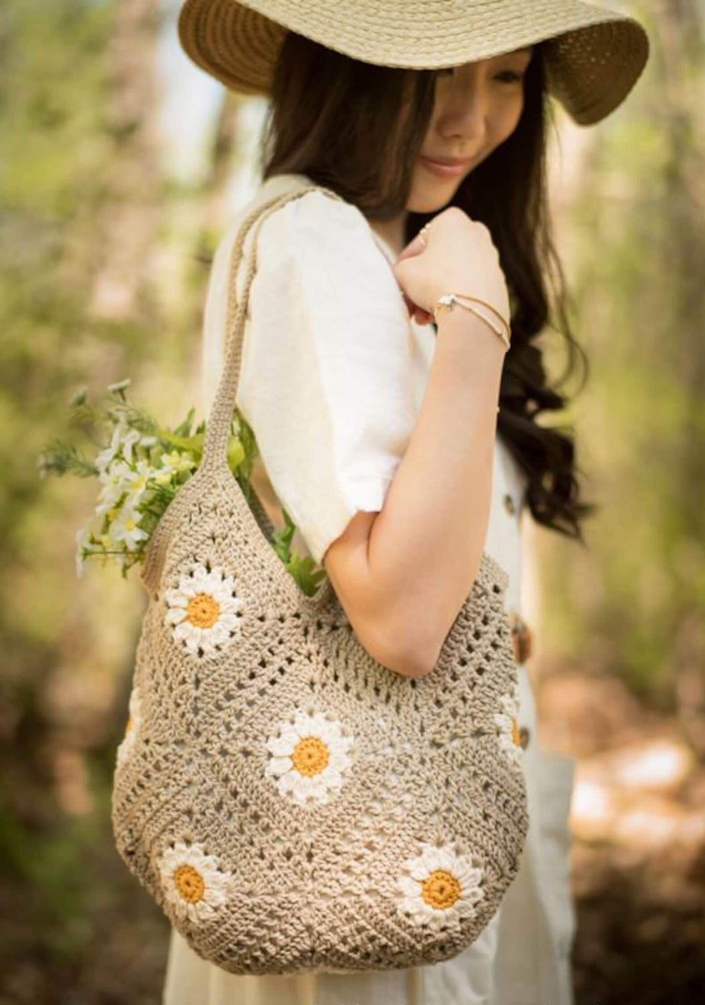 Breezy Days Daisy Bag Crochet Pattern