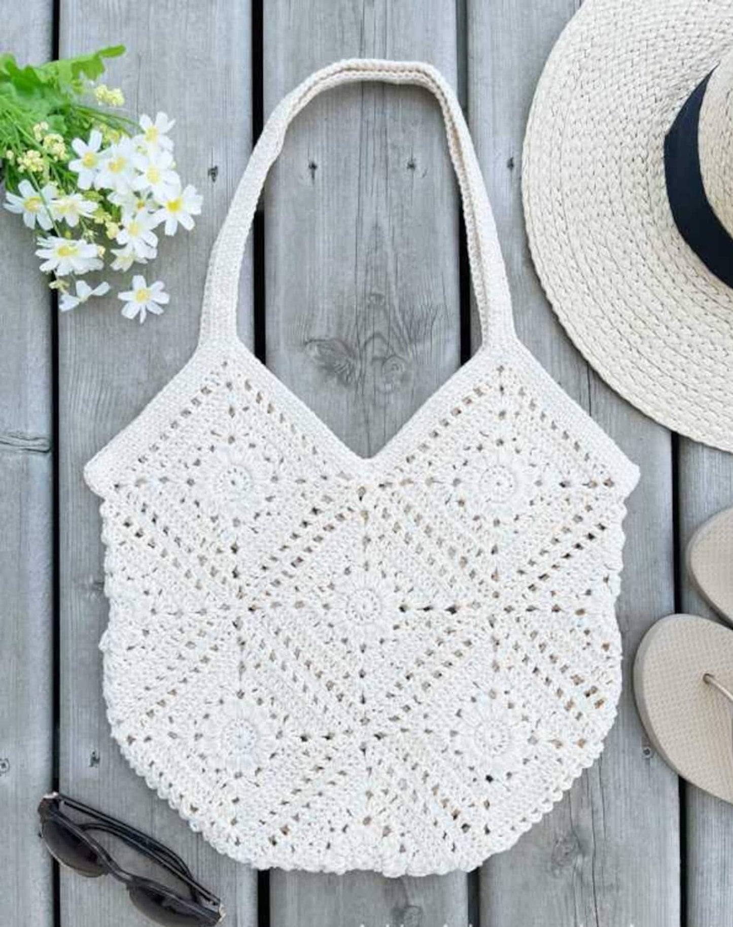 Breezy Days Daisy Bag Crochet Pattern