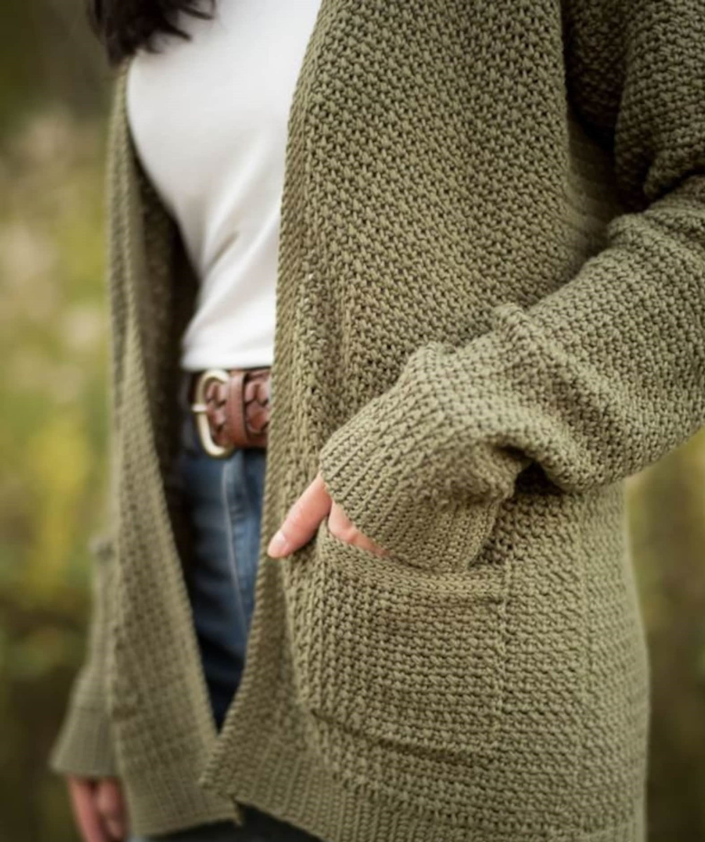 Olivewood Cardigan Crochet Pattern