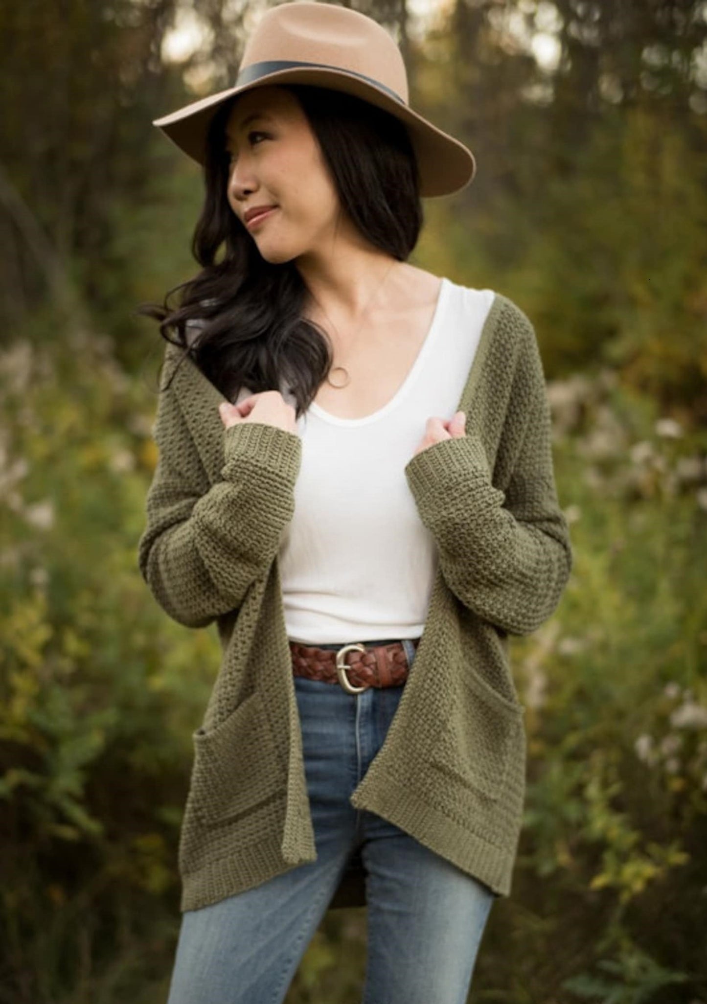 Olivewood Cardigan Crochet Pattern