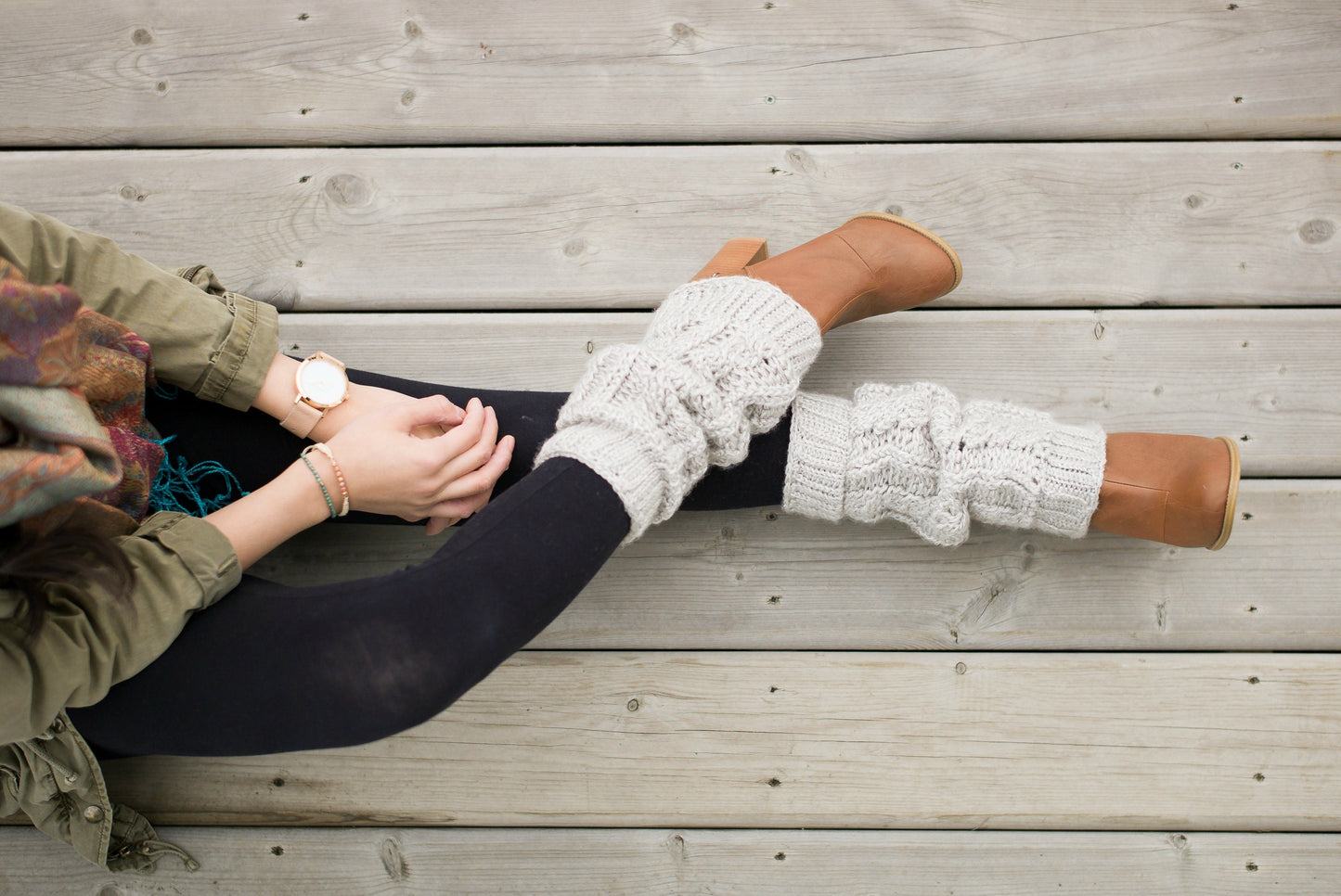 Braided Legwarmers & Boot Cuffs Crochet Pattern