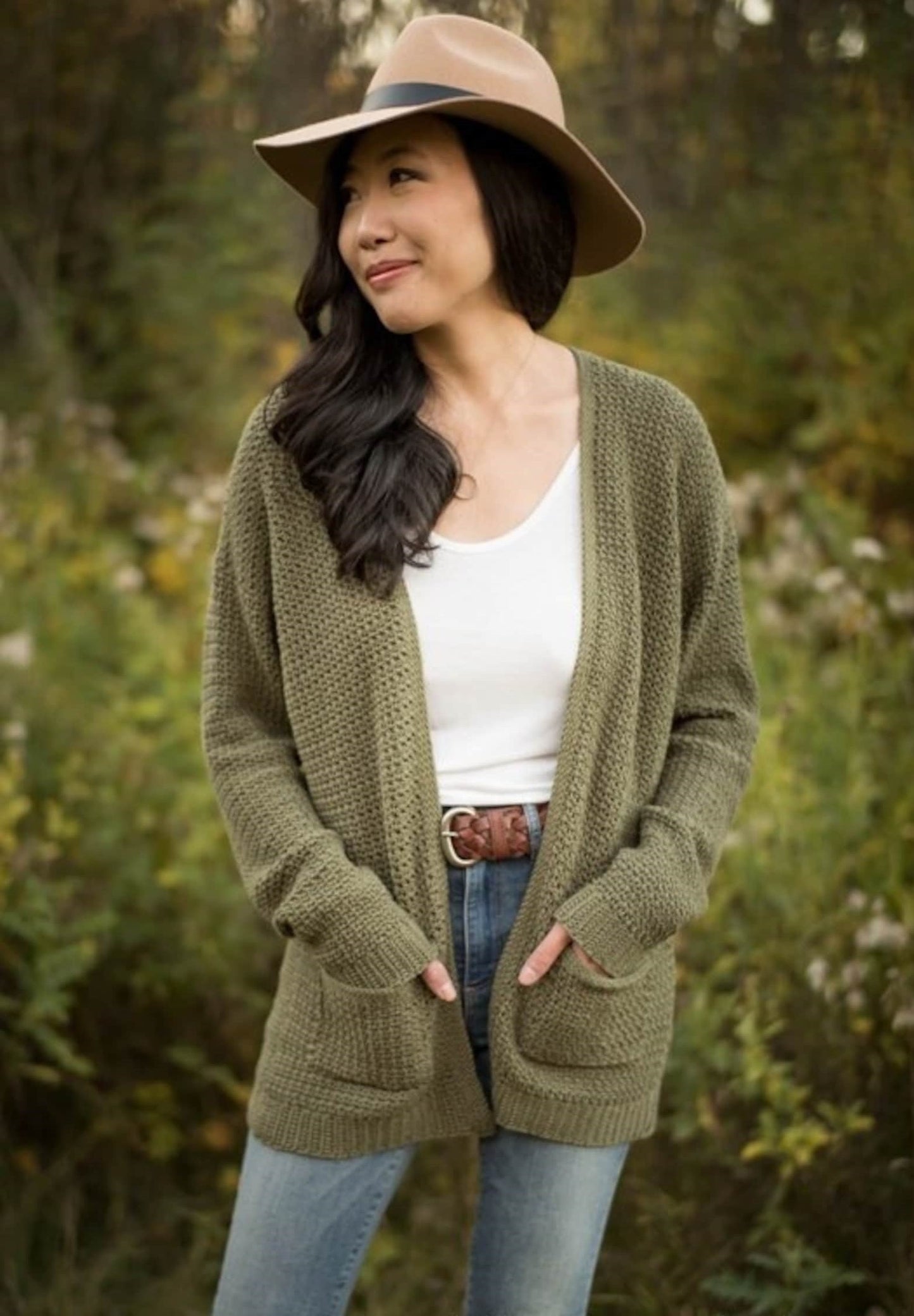 Olivewood Cardigan Crochet Pattern